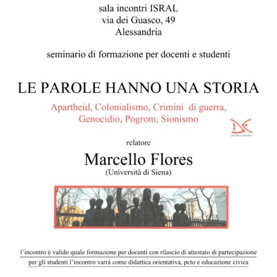 Immagine di Seminario di formazione per docenti con il prof. Marcello Flores