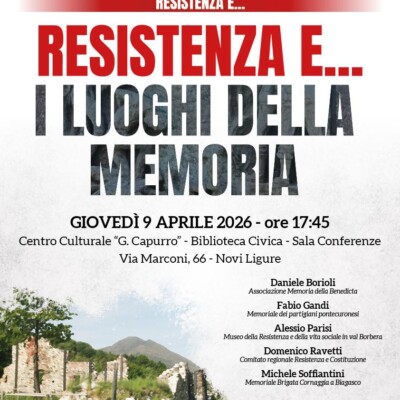 Immagine di Resistenza e...i luoghi della memoria. Incontro presso Biblioteca Civica Novi Ligure