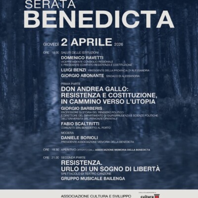 Immagine di Serata Benedicta, giovedi 2 aprile