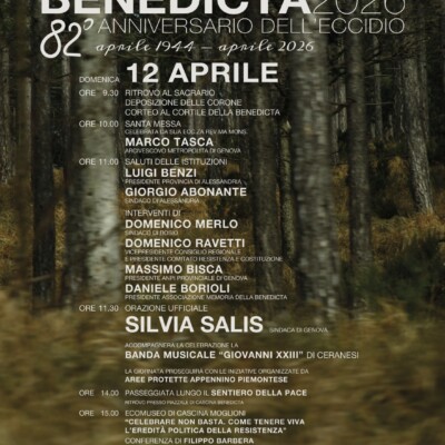 Immagine di 82° Anniversario Benedicta 12 aprile 2026, Capanne di Marcarolo - Bosio AL