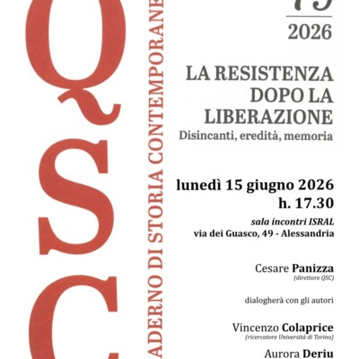 Immagine di Presentazione nel nuovo numero QSC "La Resistenza dopo la Liberazione"
