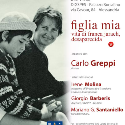 Immagine di Carlo Greppi "figlia mia. Vita di Franca Jarach, desaparecida