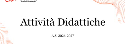 Evidenza: Attività didattiche dell'Isral per l'a.s. 2026-2027