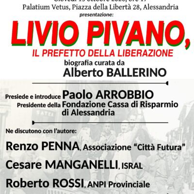 Immagine di Presentazione biografia su Livio Pivano, il prefetto della Liberazione
